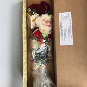 Mark Roberts Christmas Monkey Small 51-77574-RED-A